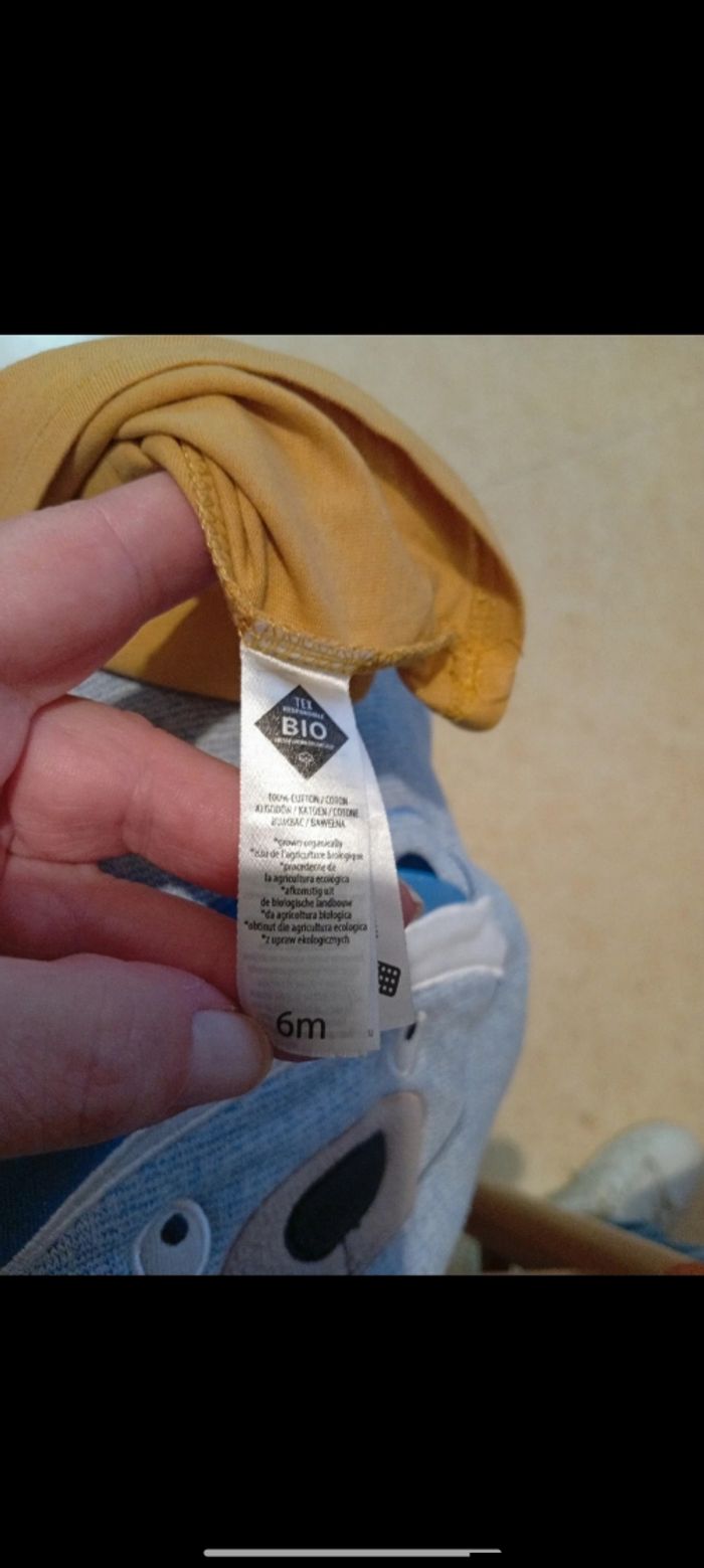 Lot haut manche longue taille 6 mois - photo numéro 7