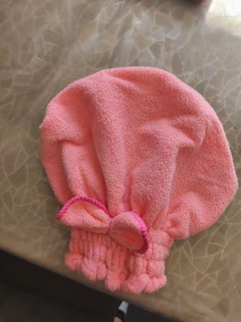 Bonnet cheveux séchage micro fibre