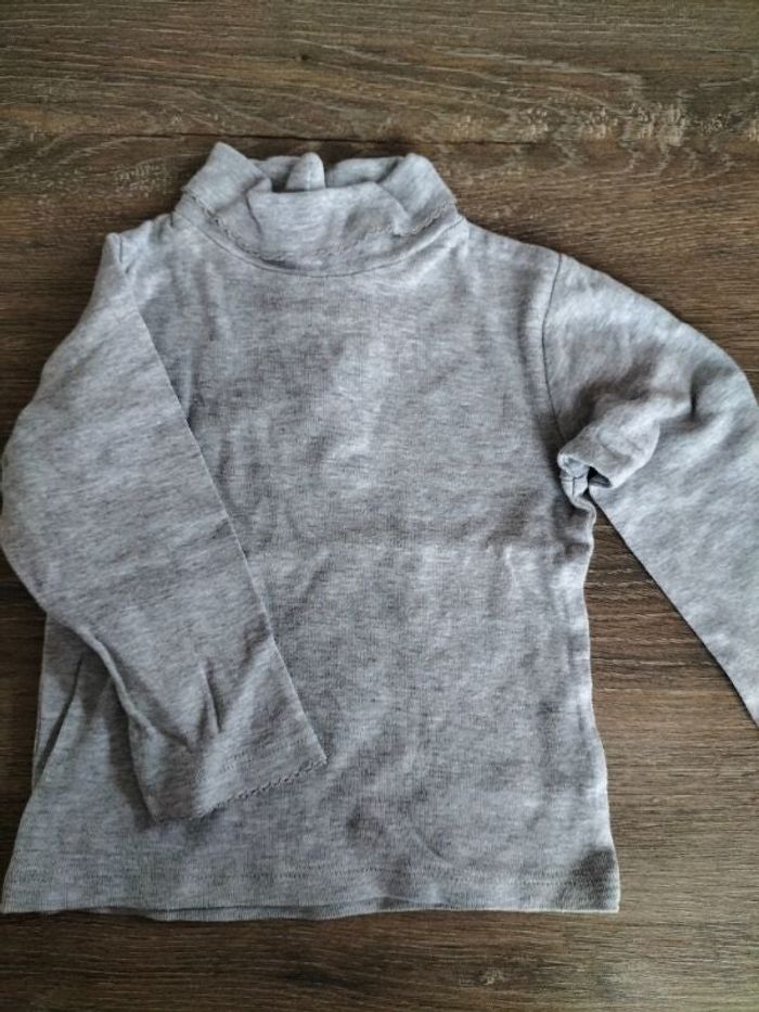 2 sous pull fille 1 an 74 cm