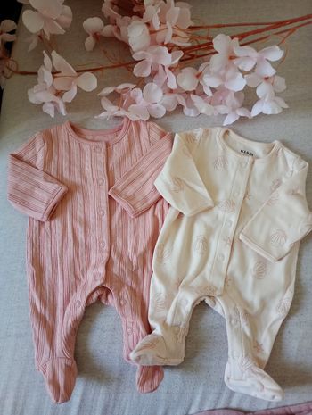 Lot pyjamas fille 0 mois
