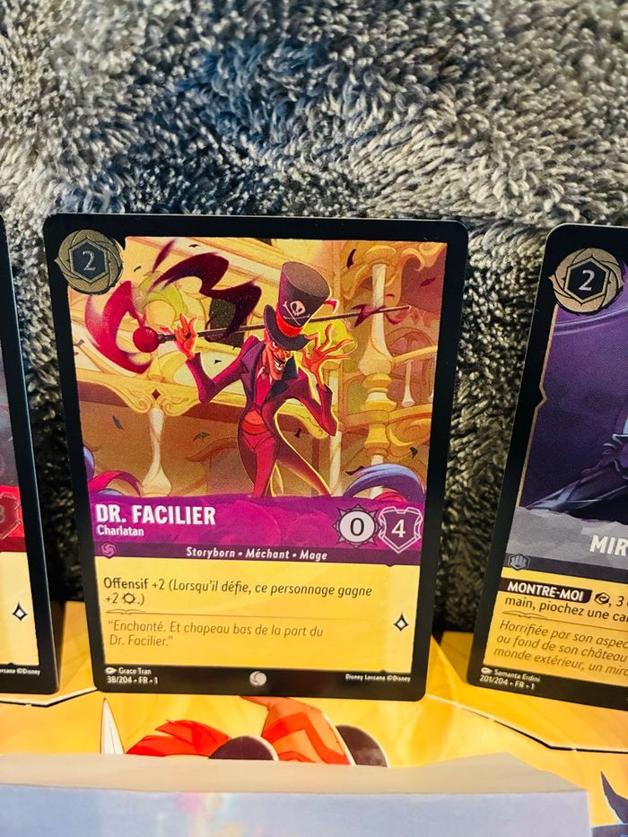 Lot cartes foil lorcana Disney chapitre 1 - photo numéro 6