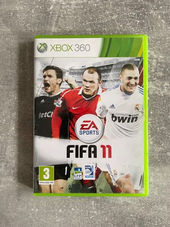 Jeu pour Xbox 360, Fifa 11 en français.
