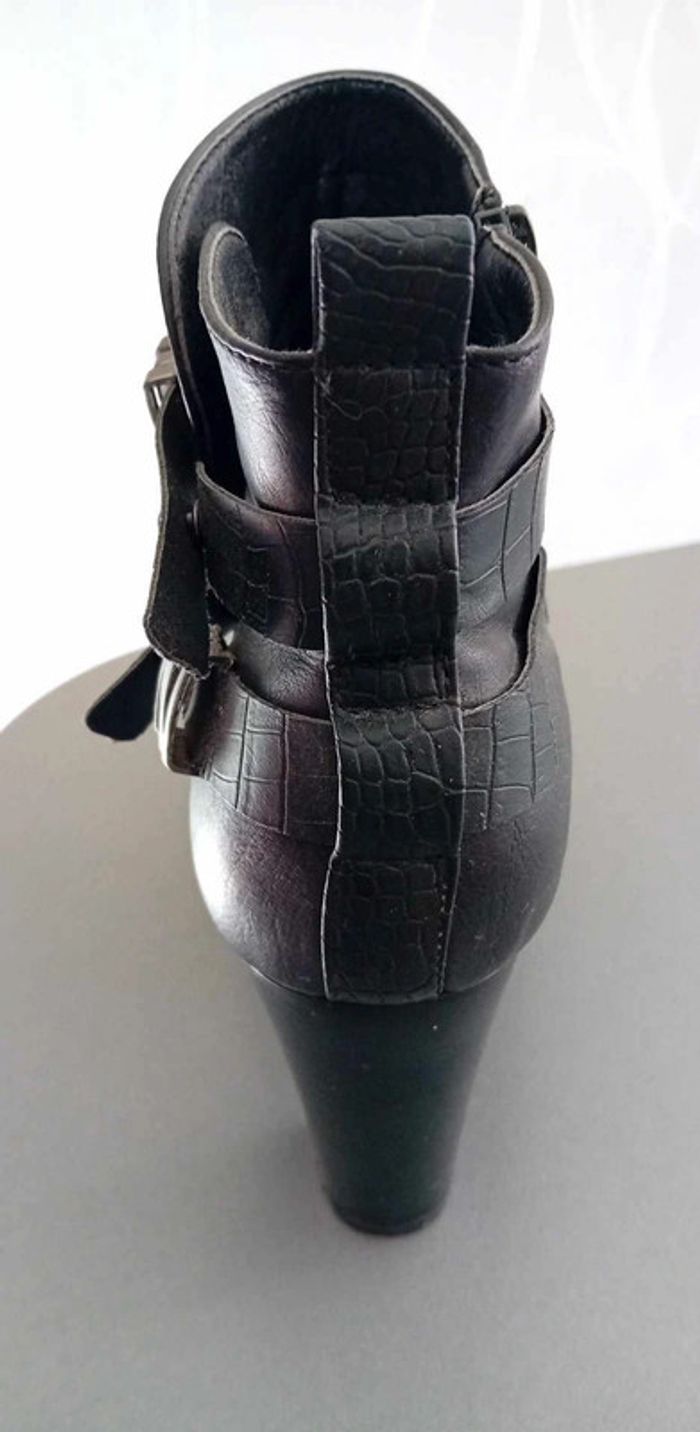 Bottine à talon noire T41 - photo numéro 5