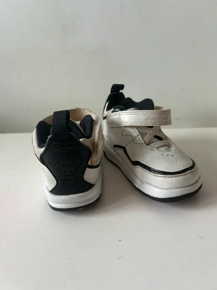 Air Jordan Rétro 3 Bébé - 21 - blanc et noir - photo numéro 5