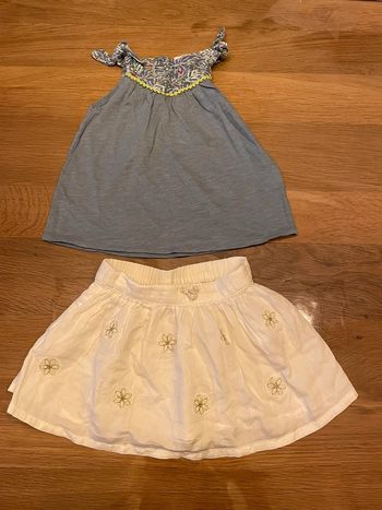 Ensemble tape à L’œil fille 12 mois