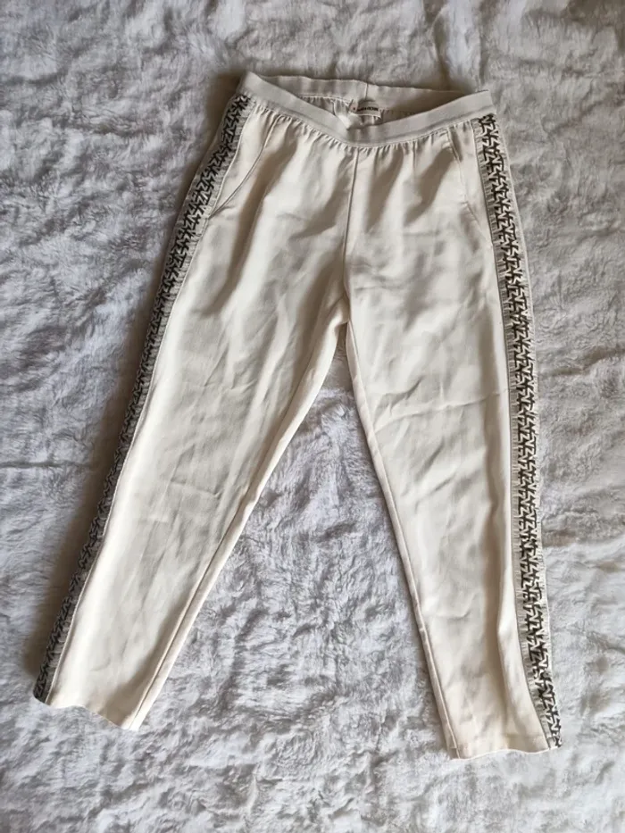 Pantalon court chino bandes siglées Zadig et Voltaire t.36
