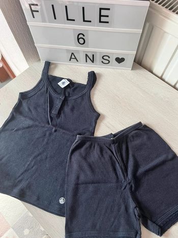Pyjama été petit bateau 6 ans