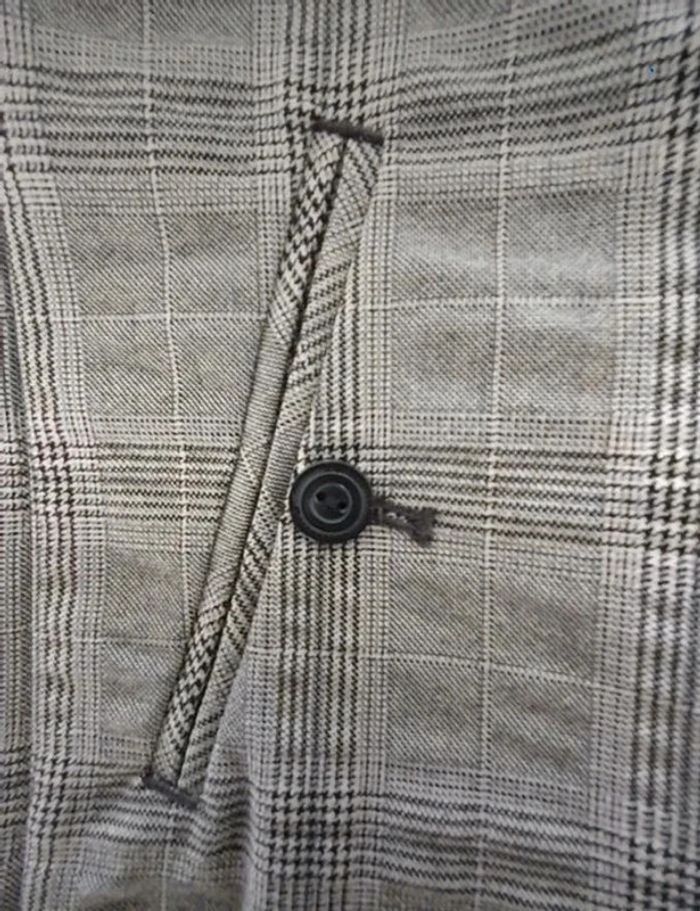 Neuf Corsaire Esprit Collection imprimé Prince de galles gris taille 36 - photo numéro 7