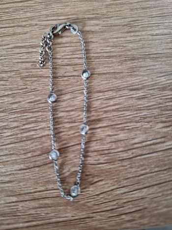 Bracelet fantaisie argenté