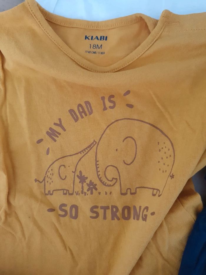 Lot t-shirts manches courtes 18 mois - photo numéro 3