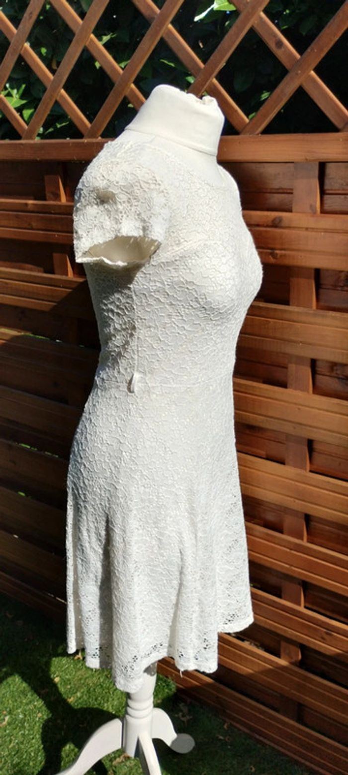 Robe crème en dentelle 36 - photo numéro 3