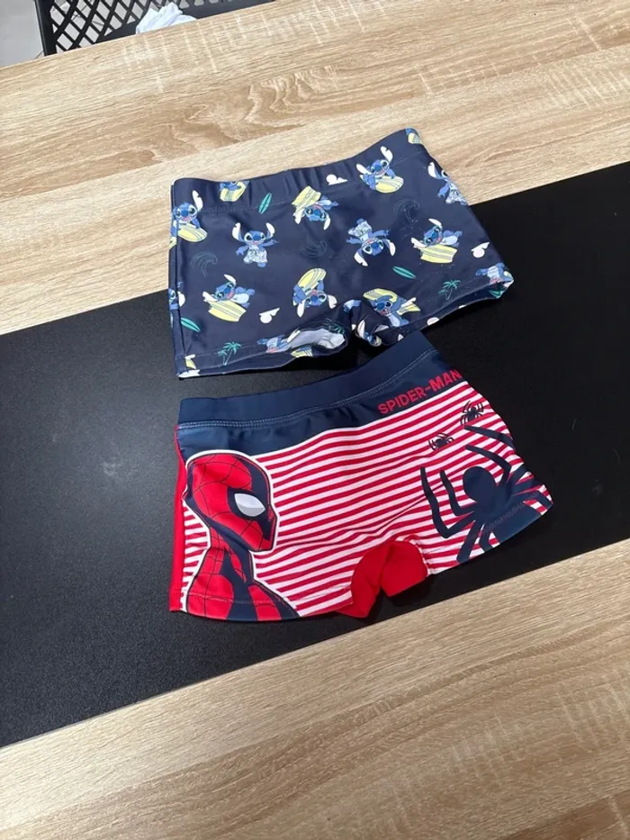 Maillot de bain 3 ans stitch et Spiderman - photo numéro 2