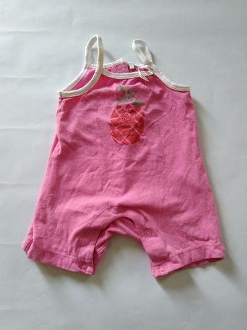 combi courte rose orchestra fille 3 mois