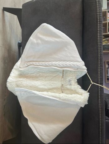 Poncho bébé polaire