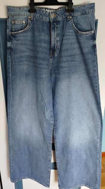 Jeans clockhouse taille haute et jambes larges