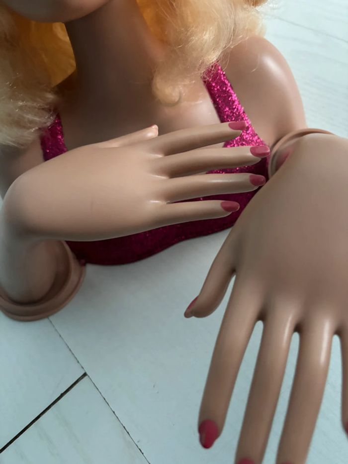 Tête à coiffer barbie - photo numéro 3