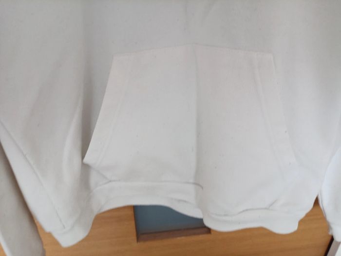 Pull Sweat blanc à capuche - Taille L - photo numéro 5