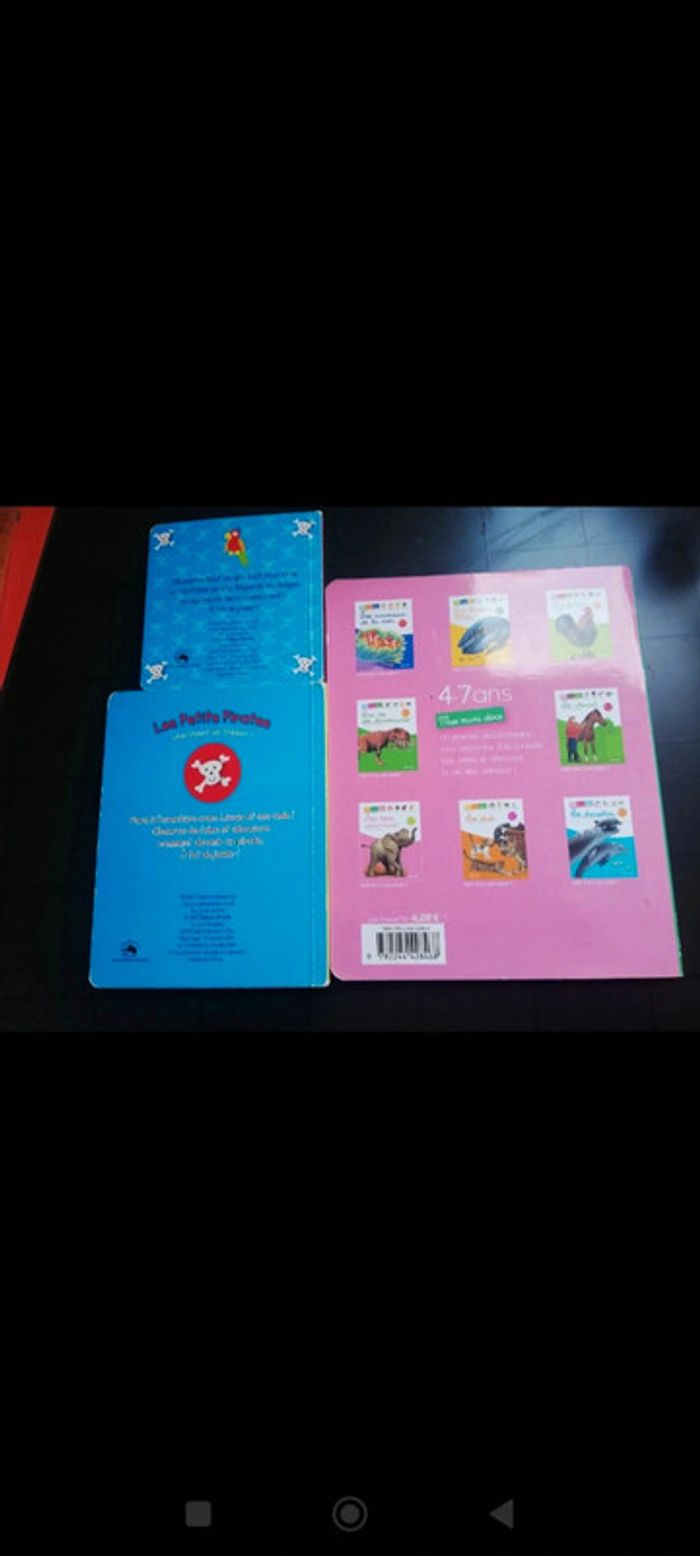 Lot 3 livres 2 pirates et 1 bébé animaux 1€5 - photo numéro 2