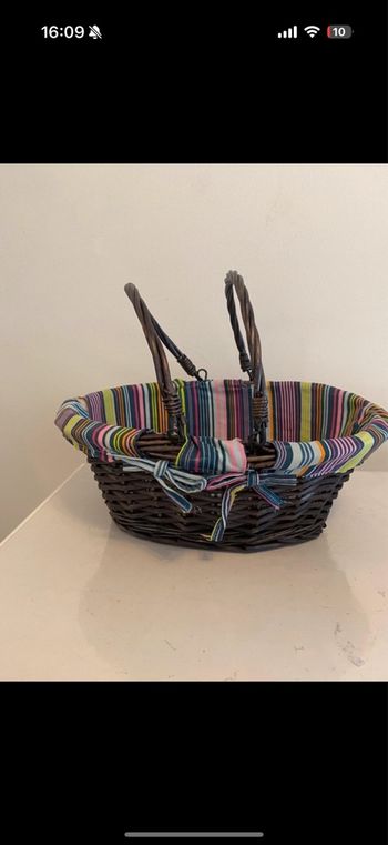 panier de pique-nique vintage