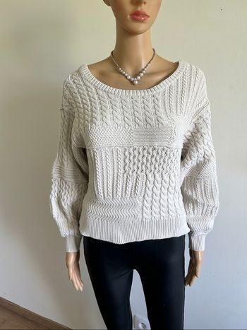 Pull beige à manches longues NA-KD taille S TBE
