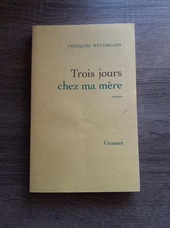 Trois jours chez ma mère François Weyergans