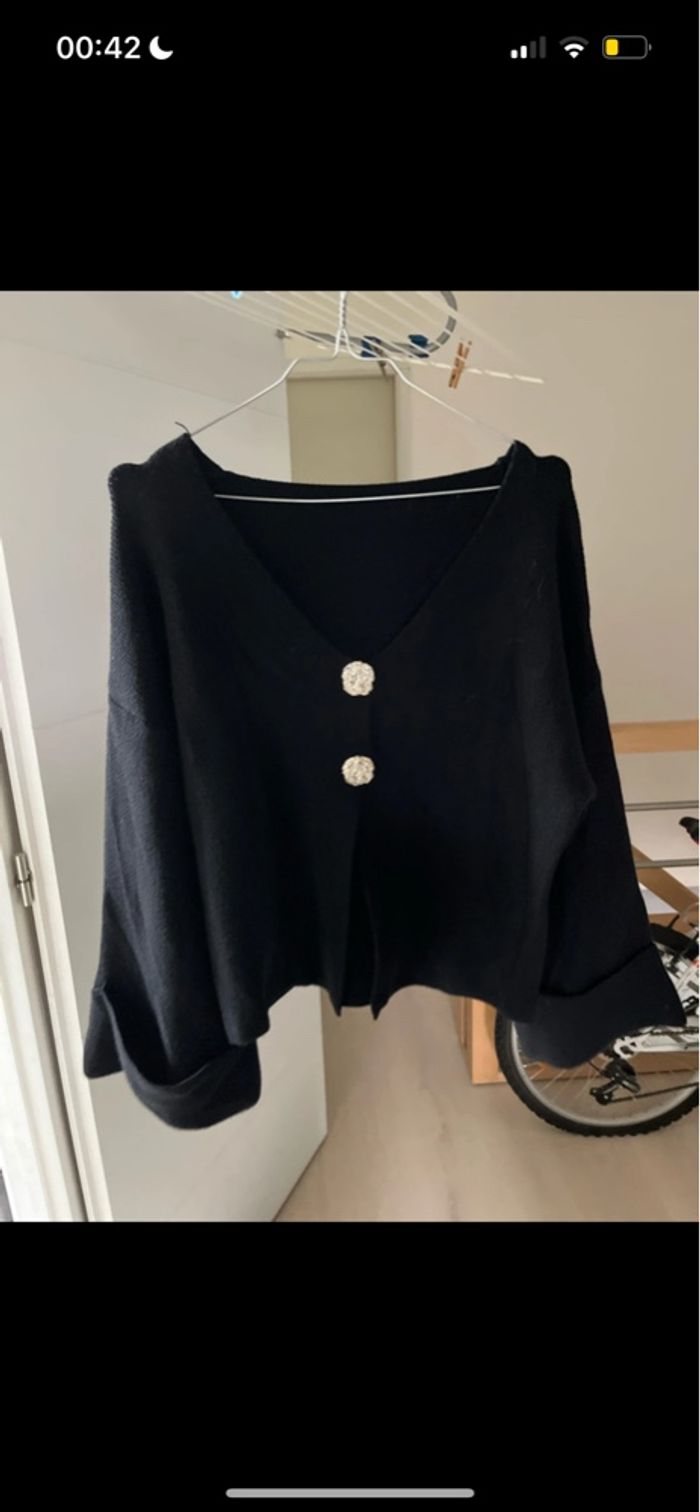 Gilet noir taille unique - photo numéro 3