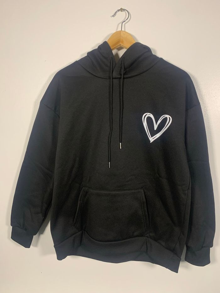 Sweat à capuche noir - photo numéro 2