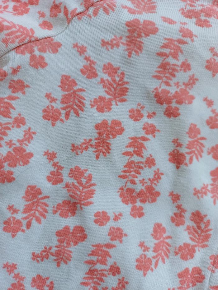 Ensemble gilet + veste fleuri 12 mois - photo numéro 4