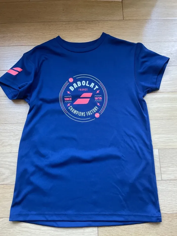 T shirt dry fit babolat 10/12 ans