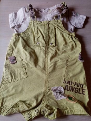 Ensemble salopette short