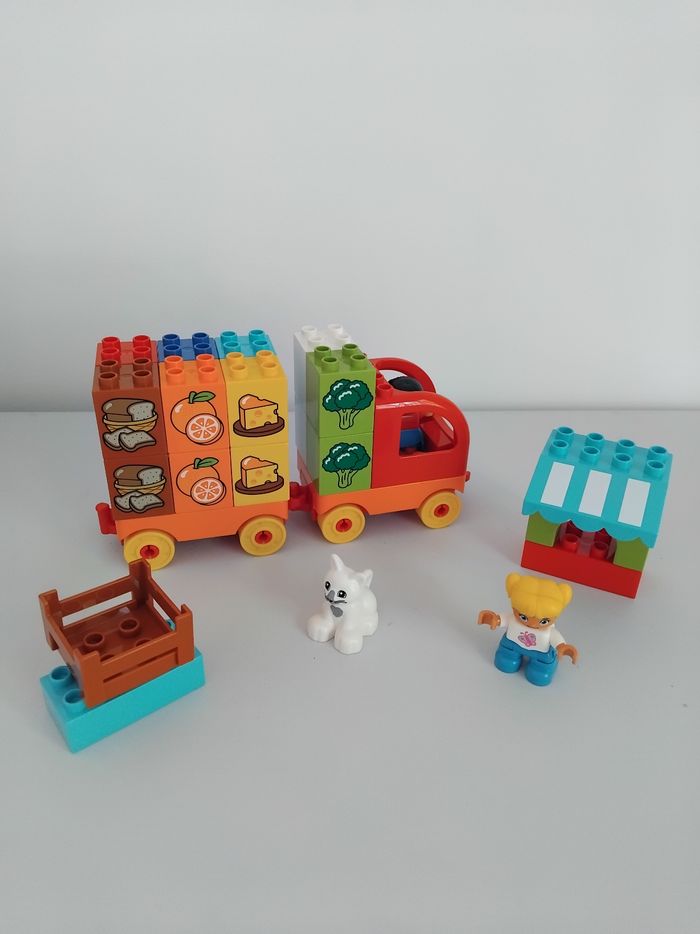 🥦 DUPLO BRIQUES et CAMION Marché 10818 Complet - photo numéro 5