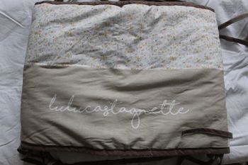 Lot de couverture et tour de lit pour cododo bébé
