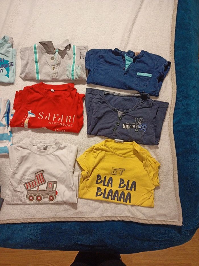 Lot t-shirt 18 mois - photo numéro 2
