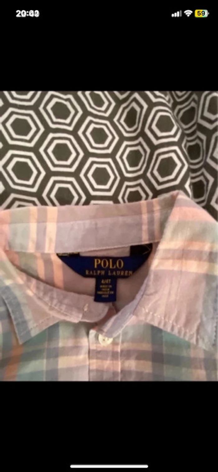 Chemise sans manches polo Ralph Lauren taille 4 ans - photo numéro 5