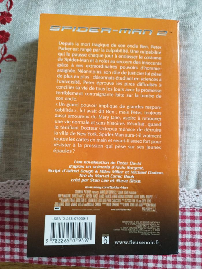 Spider-Man 2. Fleuve noir. Peter David - photo numéro 2