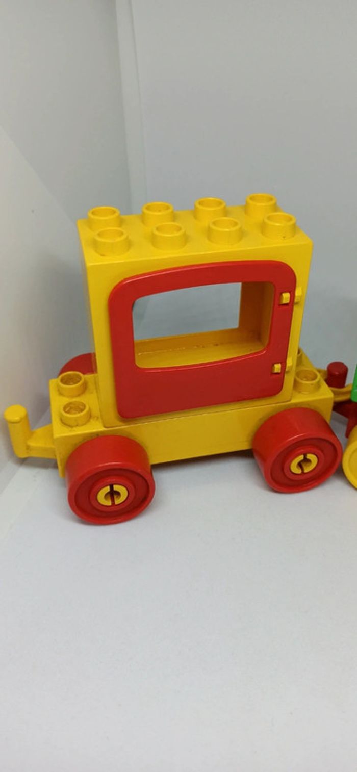 Wagon et remorque lego duplo vintage - photo numéro 2
