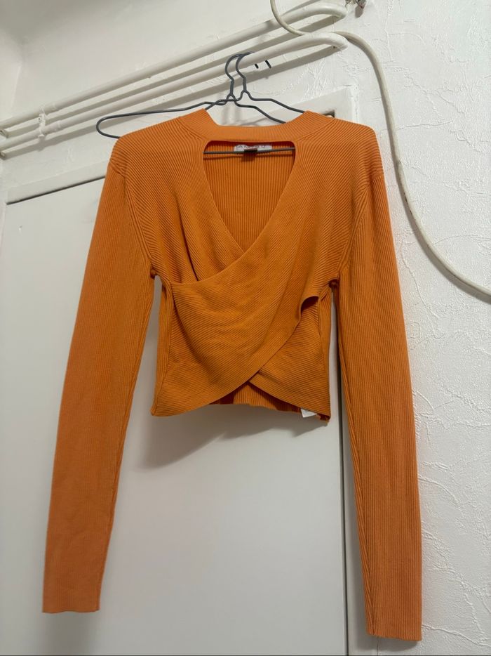 Crop top orange