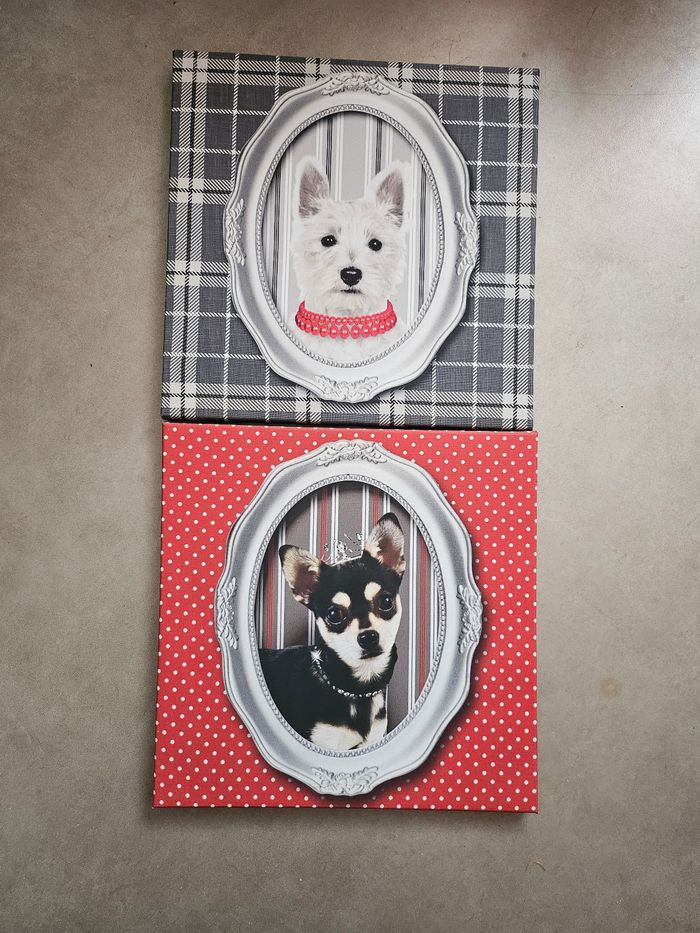 Tableaux portraits de chien