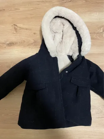 Manteau d’hiver marine chaud bébé fille