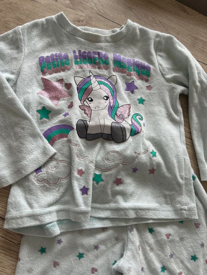 Pyjama licorne 2 ans - photo numéro 2