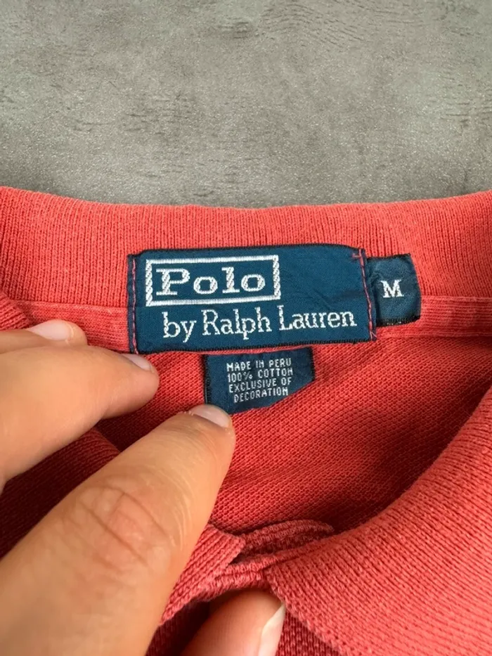 Polo Ralph Lauren Rouge Orange Taille M - photo numéro 6