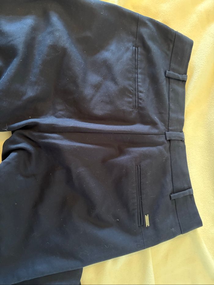 Pantalon tailleur bleu marine - photo numéro 4