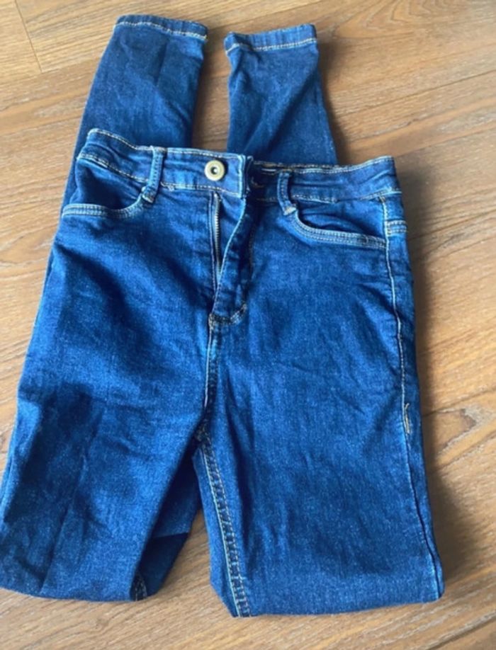 Lot 6 pantalons sport & jean fille - photo numéro 8