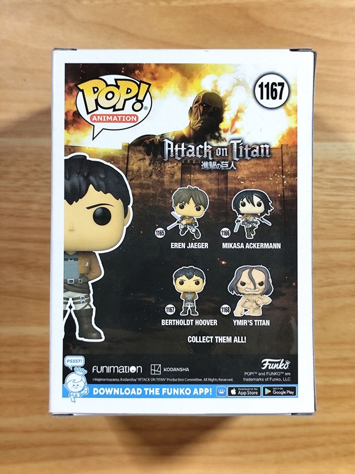 Funko Pop! - Bertholdt Hoover N°1167 (Attack On Titan) - photo numéro 3