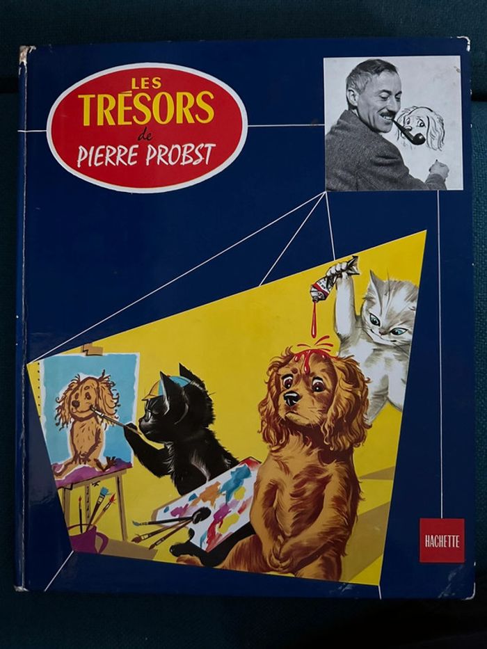 Album ancien Les Trésors de Pierre Probst Hachette livre bd 1968 pouf noiraud auteur Caroline