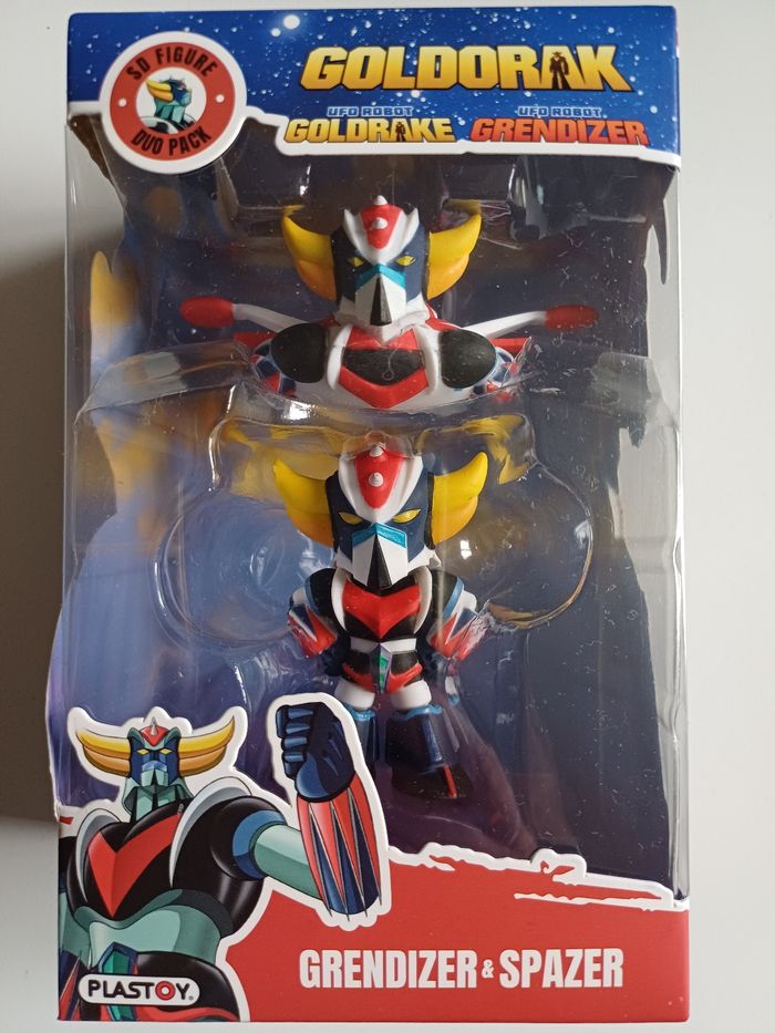 Plastoy duo mini figurines : Spacer + GOLDORAK