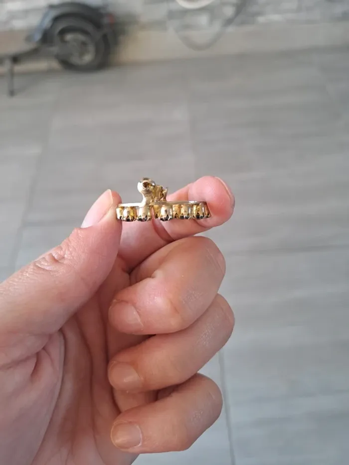 Broche ronde vintage - photo numéro 5