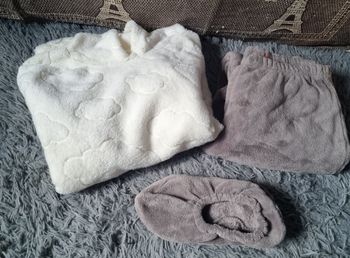Ensemble pyjama doux et chaud 3 pièces taille 42-44