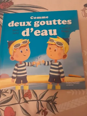 livre "comme deux gouttes d'eau "