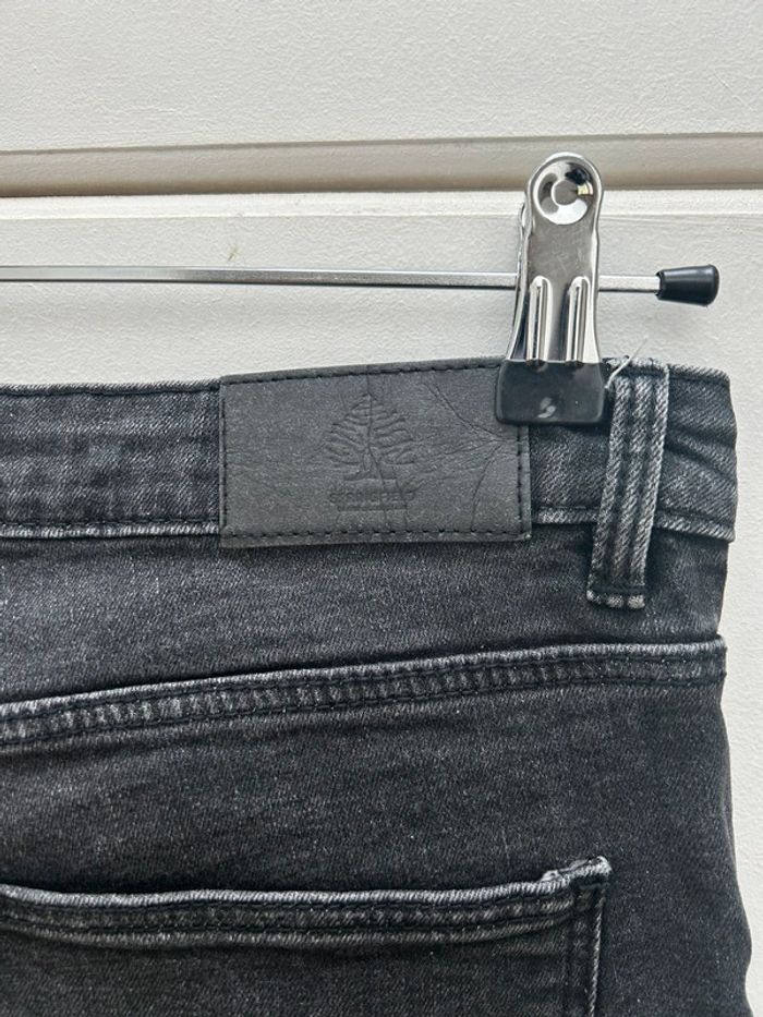Jeans femme noir court fuselé taille xl 42 springfrield mom boyfriend - photo numéro 8
